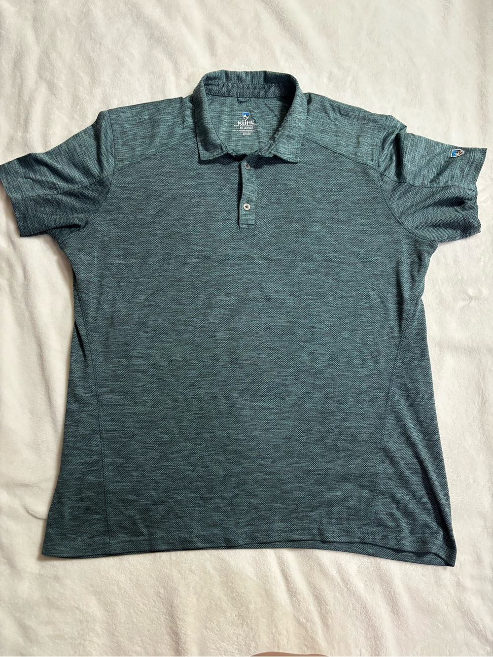 Kuhl Men's Heather Teal Polo